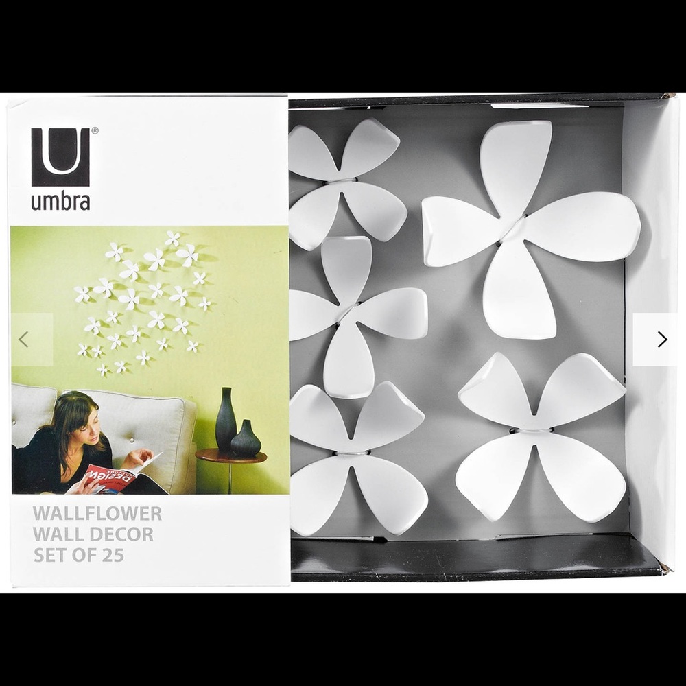 Umbra Wallflower Wall Decor • Set of 25